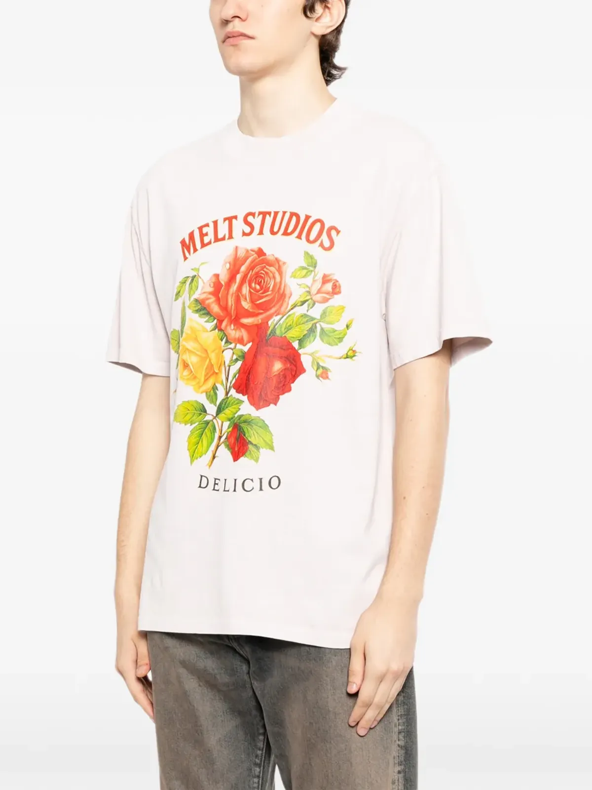 Melt 花柄プリントTシャツ - 画像3
