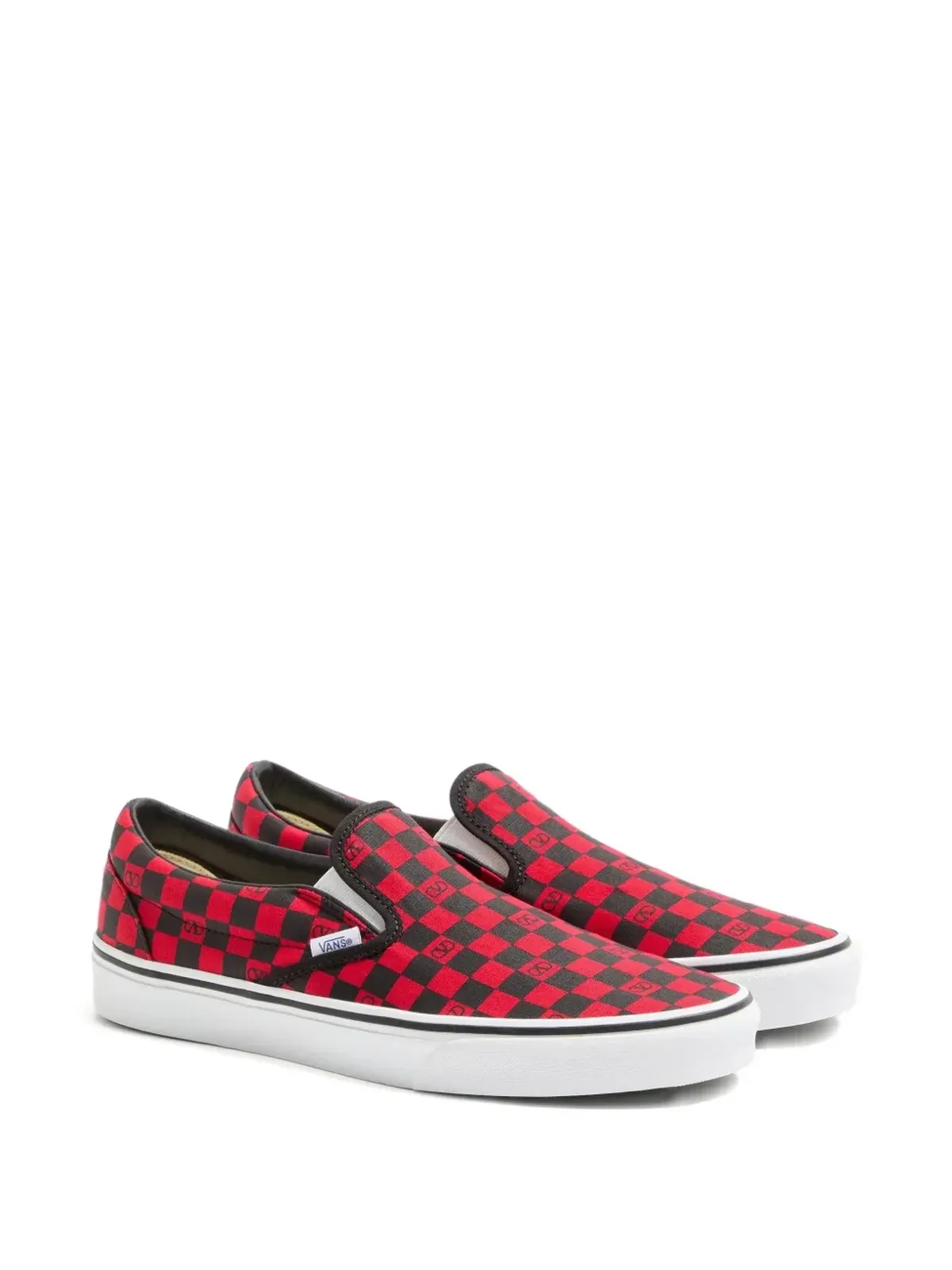 Vans × Valentino チェックスニーカー - 画像2