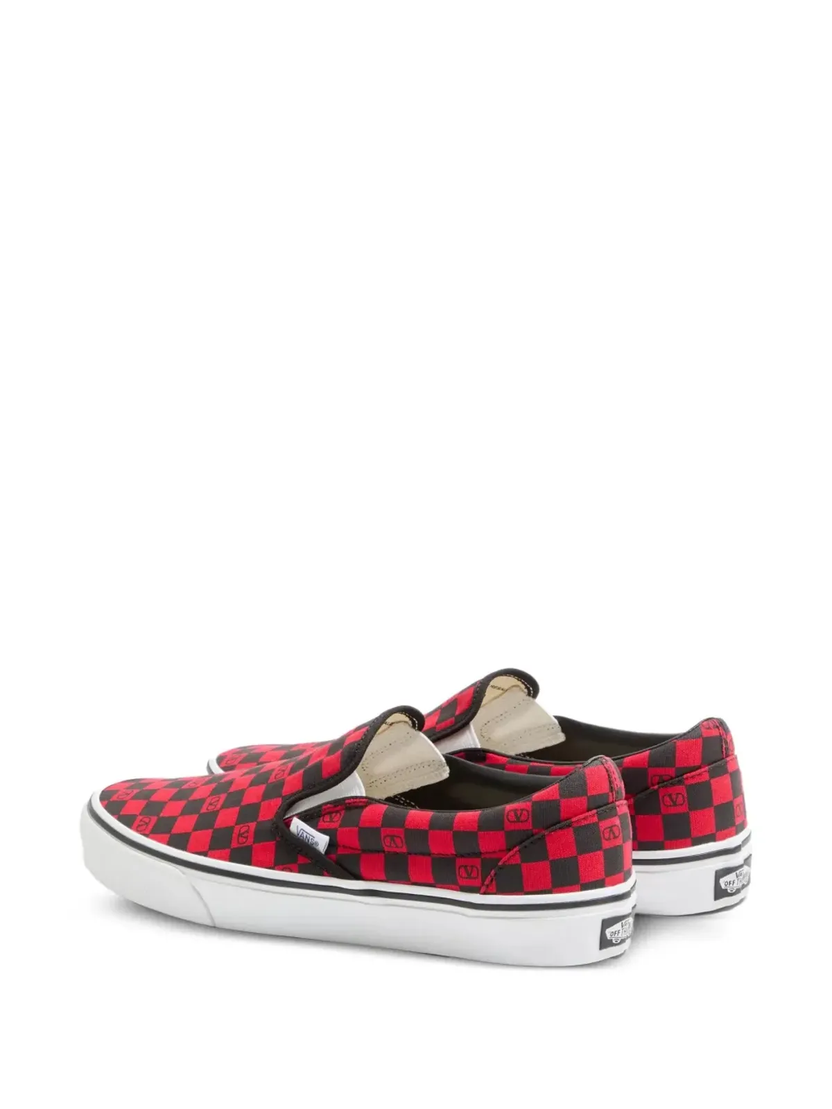Vans × Valentino チェックスニーカー - 画像3