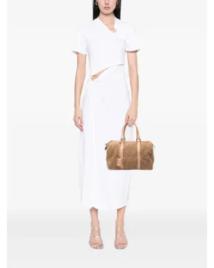 Fendi Pre-Owned Zucca Canvas Selleria ボストンバッグ - サムネイル2