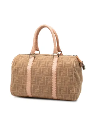 Fendi Pre-Owned Zucca Canvas Selleria ボストンバッグ - サムネイル3