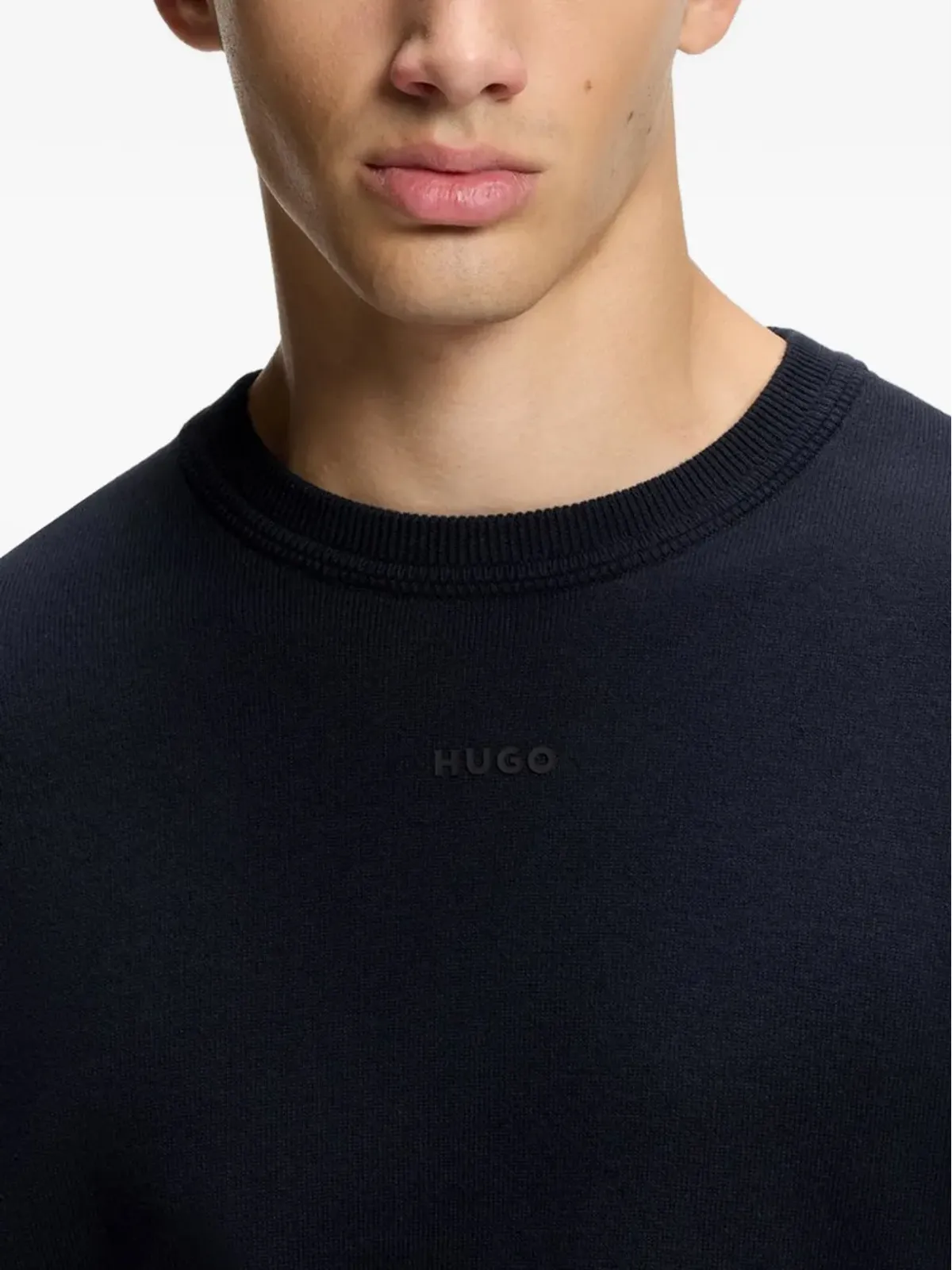 HUGO ロゴディテールセーター - 画像4
