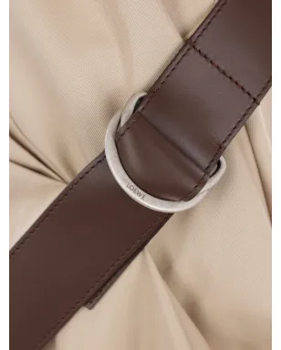 LOEWE ベルト付きドレープドレス - サムネイル4