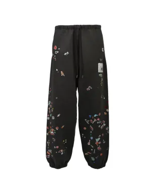 Maison MIHARA YASUHIRO ステッカーズ トラックパンツ ブラック - サムネイル1