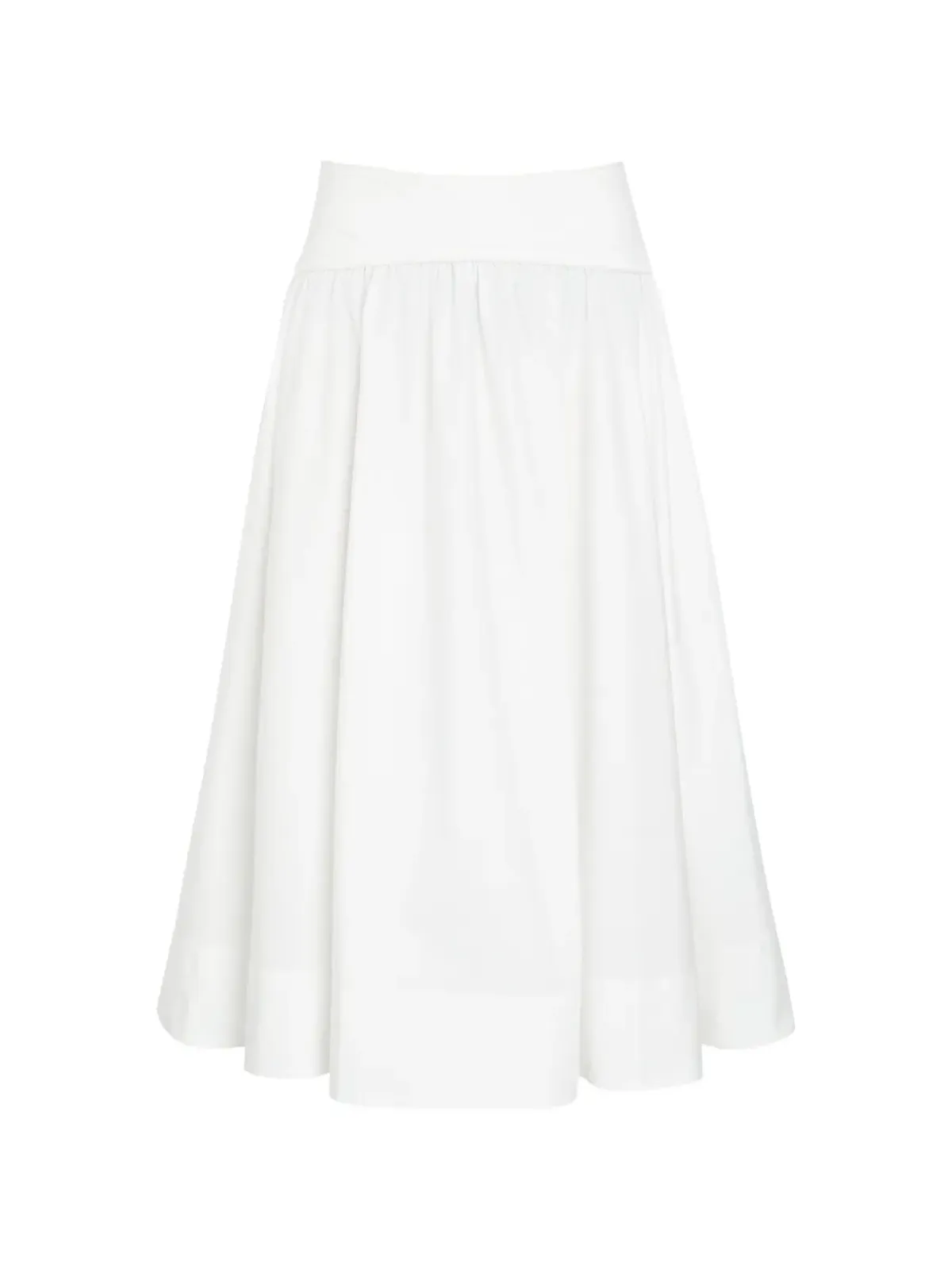 ZIMMERMANN gathered mid skirt - White - 画像1