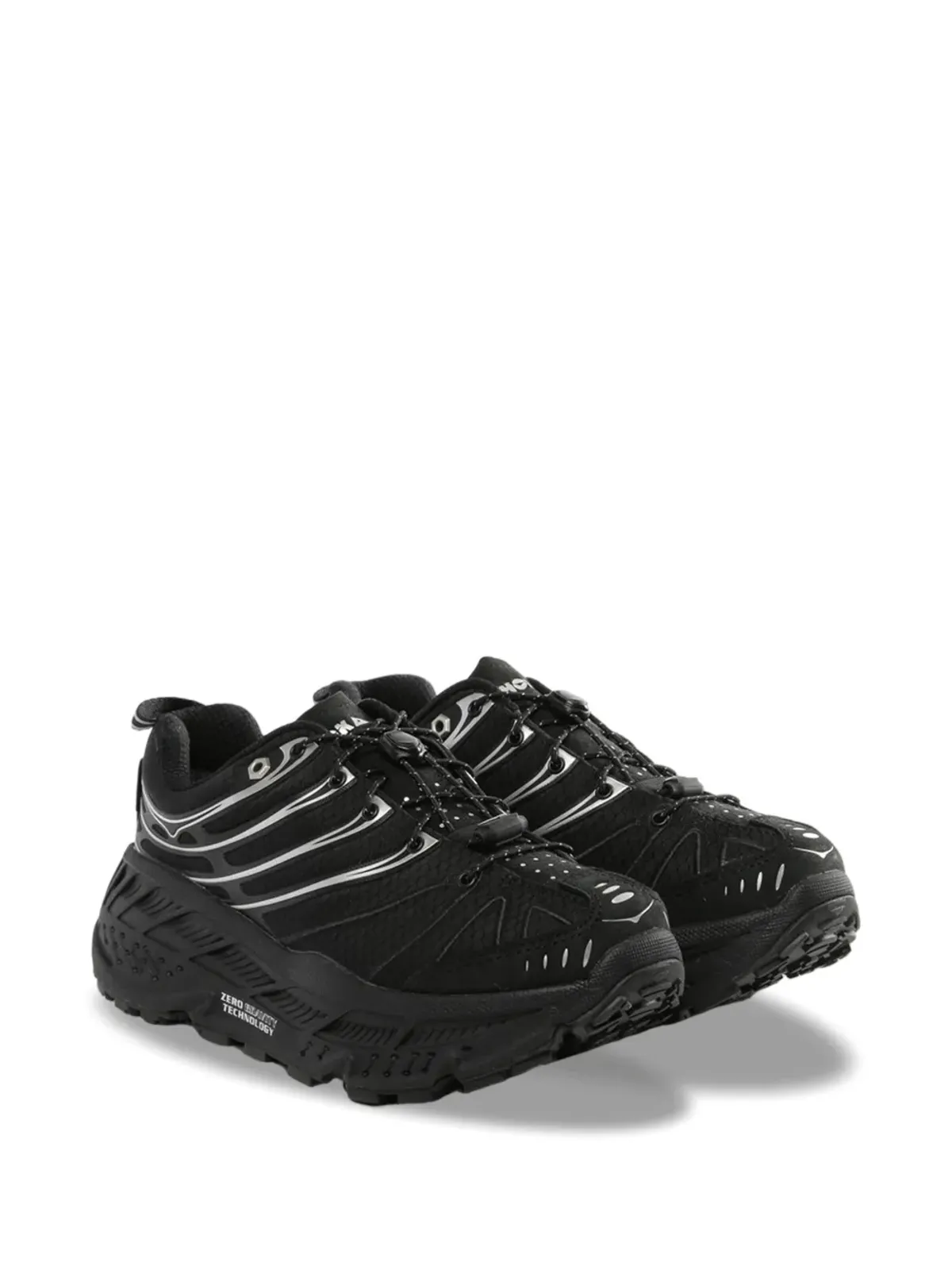 HOKA Stinson Evo GTX シルバーディテール スニーカー ブラック - 画像2