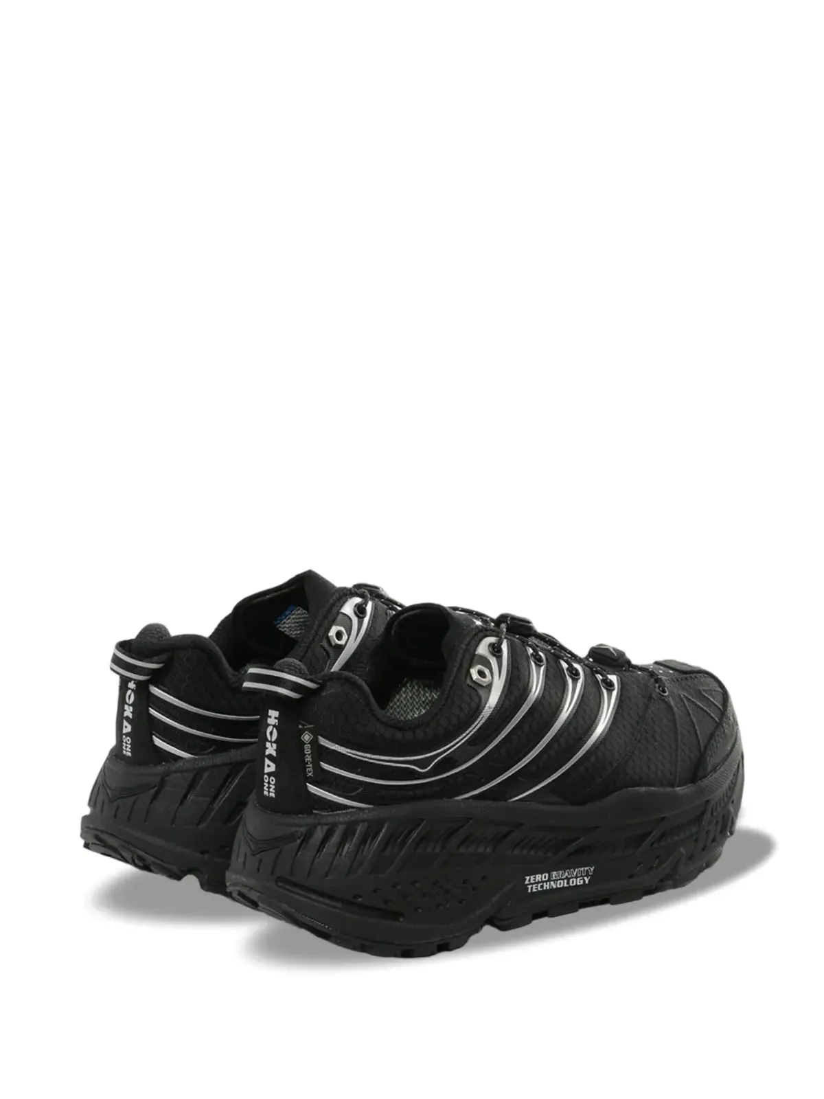 HOKA Stinson Evo GTX シルバーディテール スニーカー ブラック - 画像3