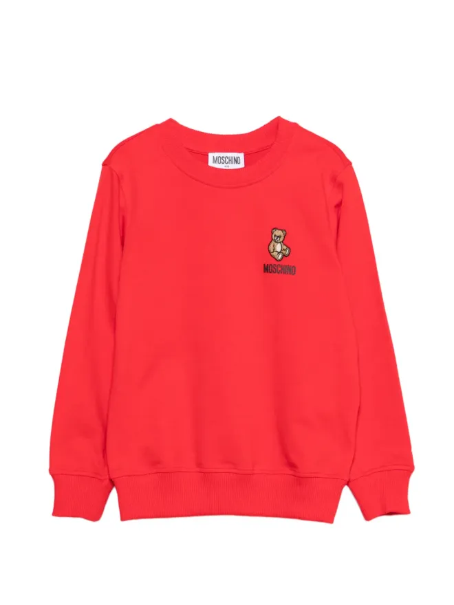 Moschino Kids Moschino Kids テディパッチ ロゴプリント スウェットシャツの商品画像