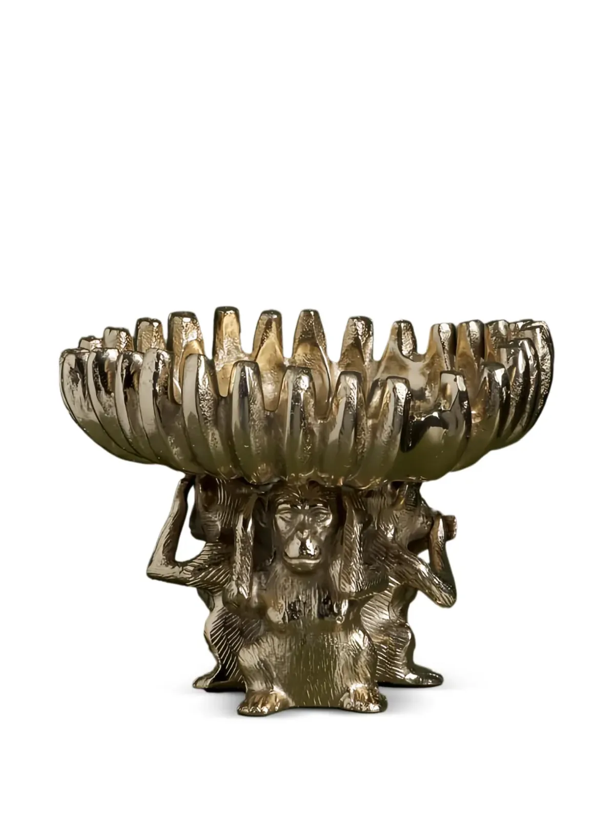Chehoma small monkey-motif tray - Gold - 画像2
