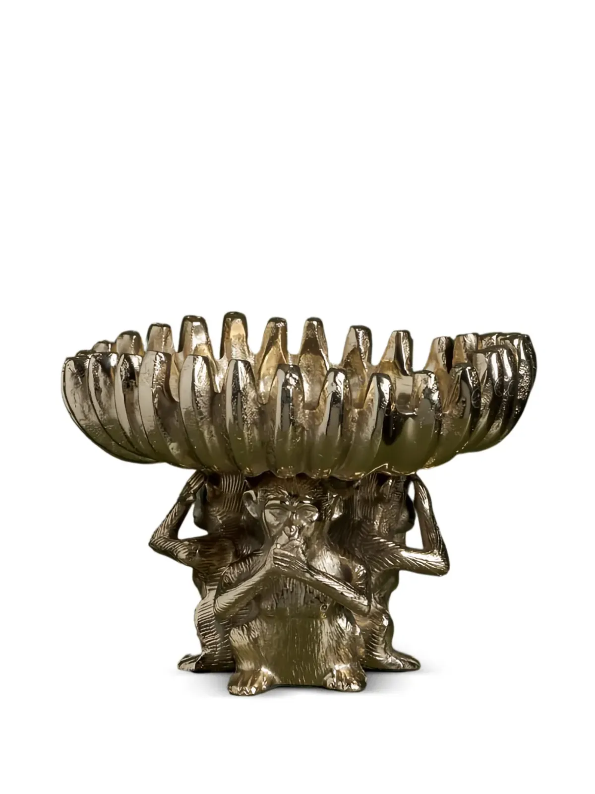 Chehoma small monkey-motif tray - Gold - 画像3