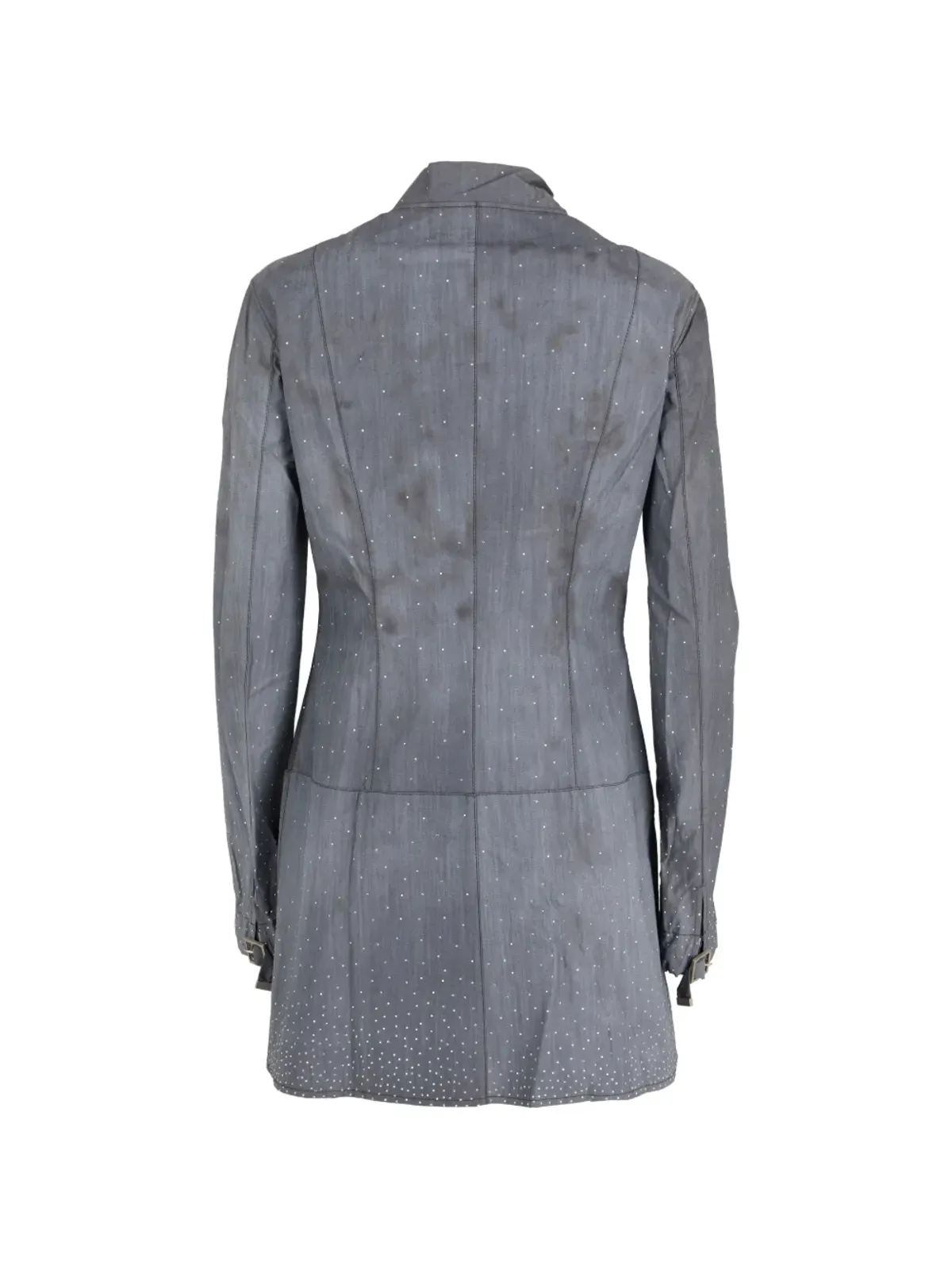 Fendi Pre-Owned ストーン装飾コート - 画像2