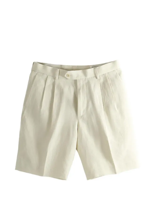 AURALEE Auralee プリーツ入りチノショーツ - Neutralsの商品画像