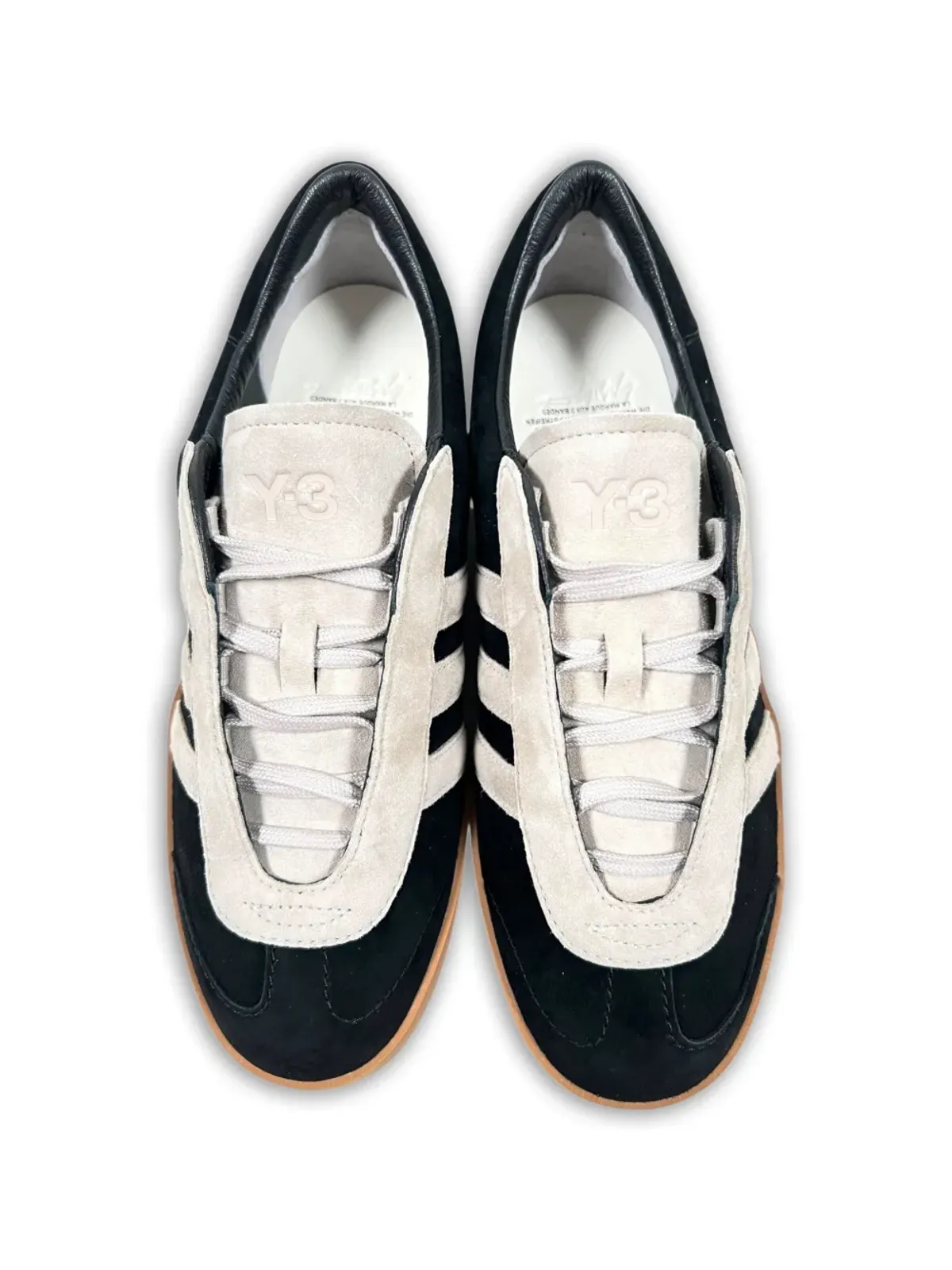 Y-3 Gazelle 3-stripes レザー スニーカー - 画像2
