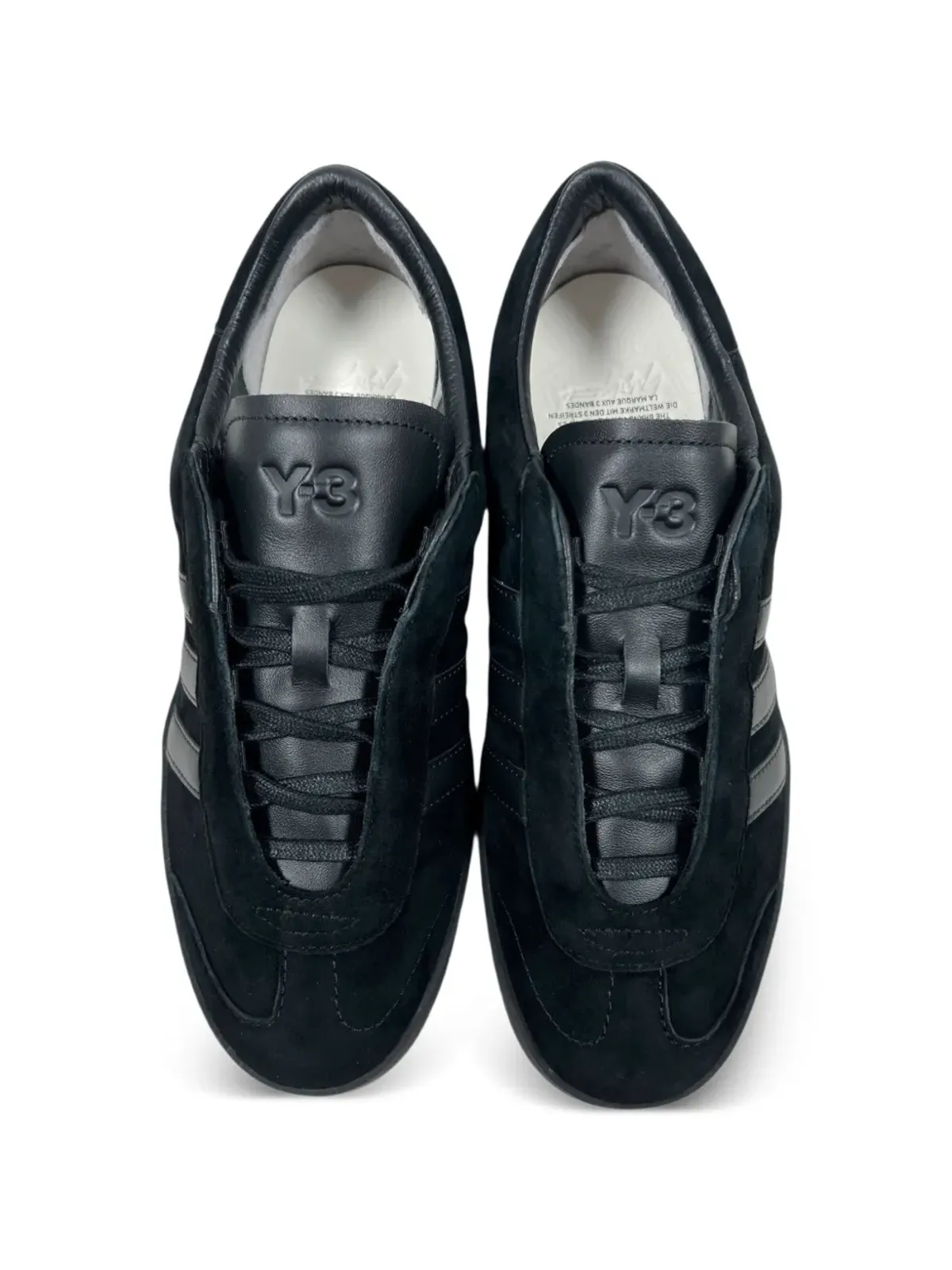 Y-3 Gazelle 3-stripes sneakers - Black - 画像3