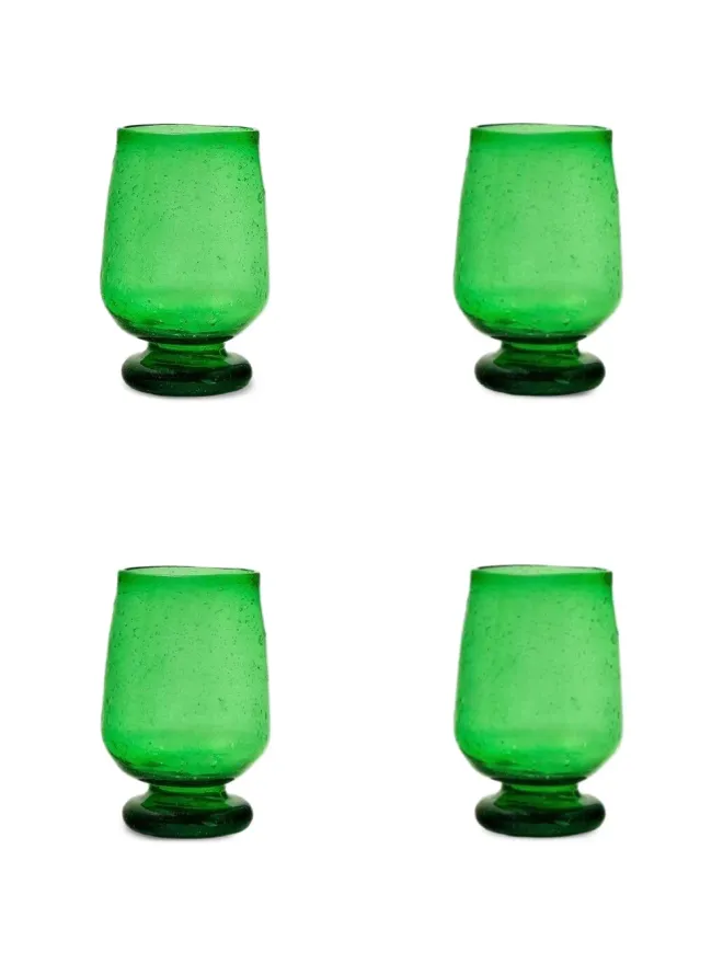 Bitossi Home Bitossi Home stemmed glasses (set of two) - Greenの商品画像