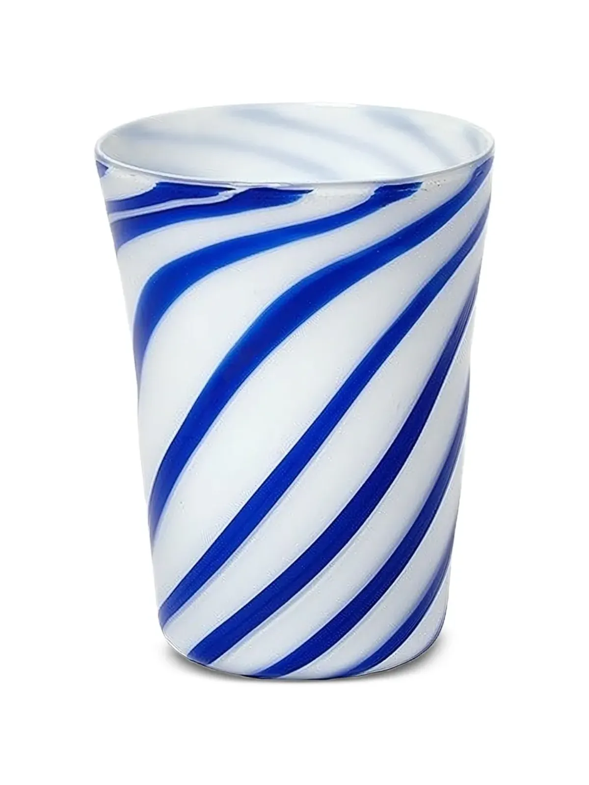 Bitossi Home ストライプ柄タンブラーグラス（2個セット） - White - 画像2