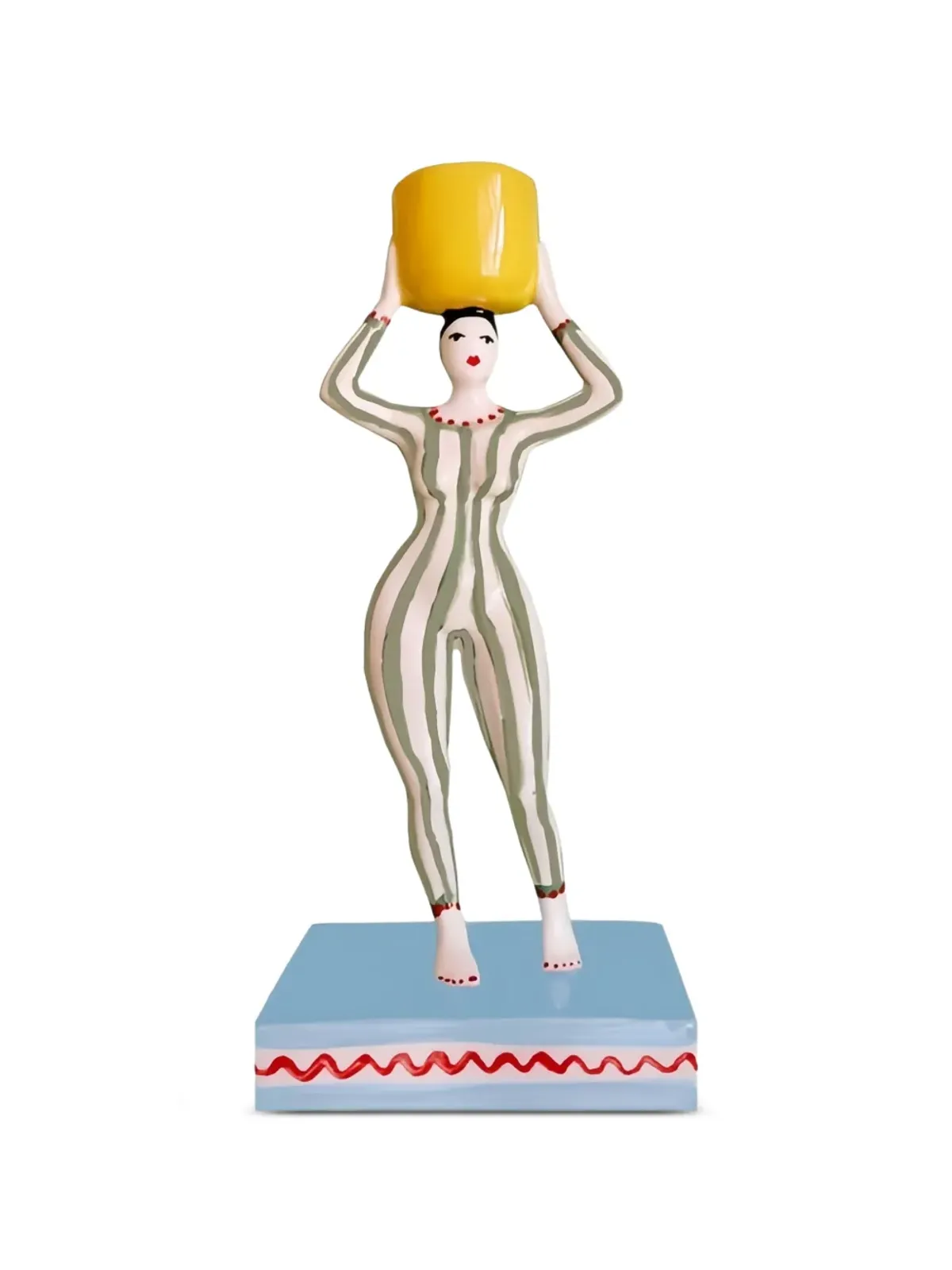 Bitossi Home Bruna ceramic candleholder - Neutrals - 画像1