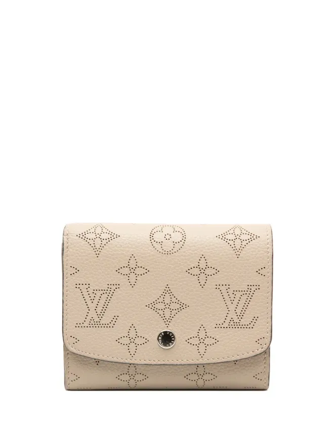 Louis Vuitton Pre-Owned Louis Vuitton ビンテージ 2018 モノグラム Mahina Iris コンパクトウォレット コインポーチ - Brownの商品画像