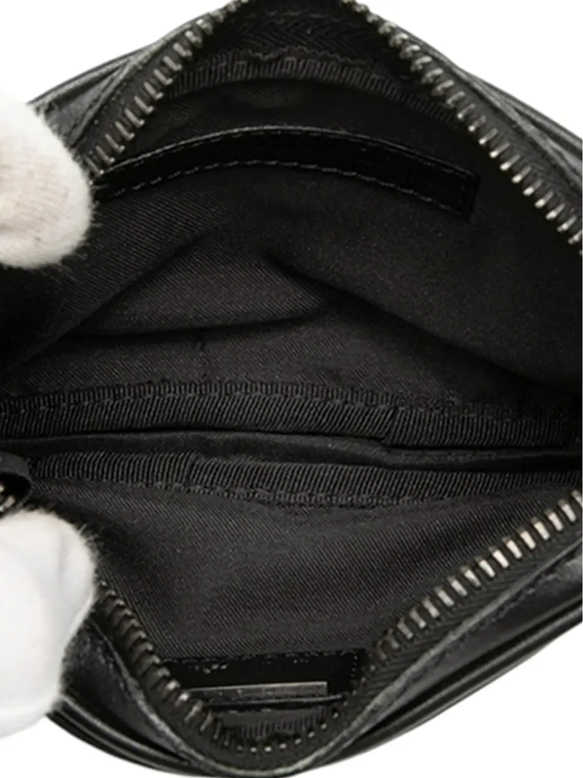 Fendi Pre-Owned ミニ ズッキーノ キャンバス ジップ クロスボディバッグ - 画像5