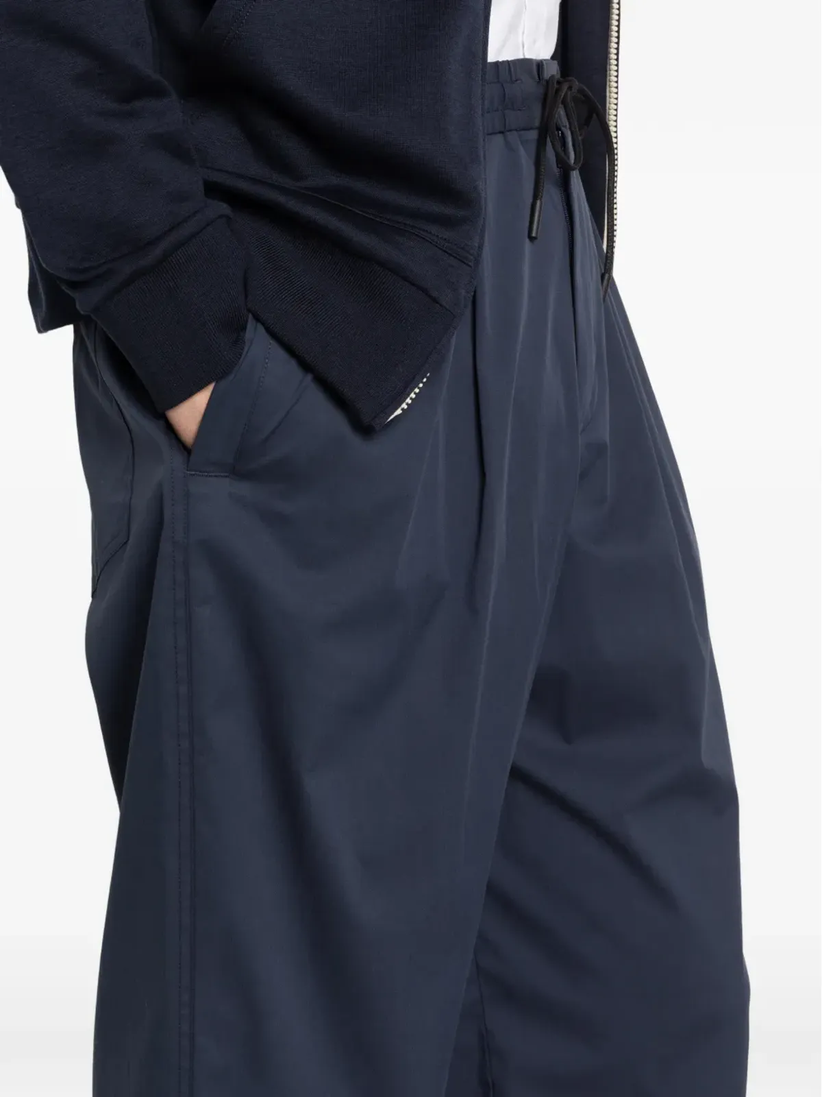 PT Torino ワイドレッグプリーツパンツ - Blue - 画像5