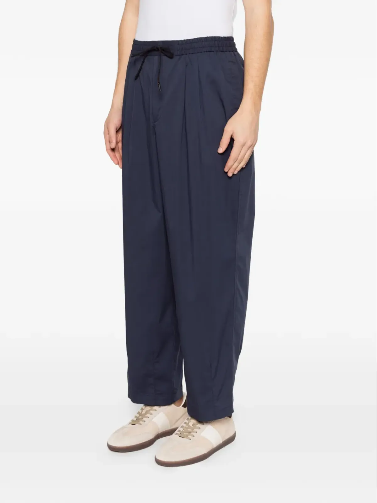 PT Torino ワイドレッグプリーツパンツ - Blue - 画像3
