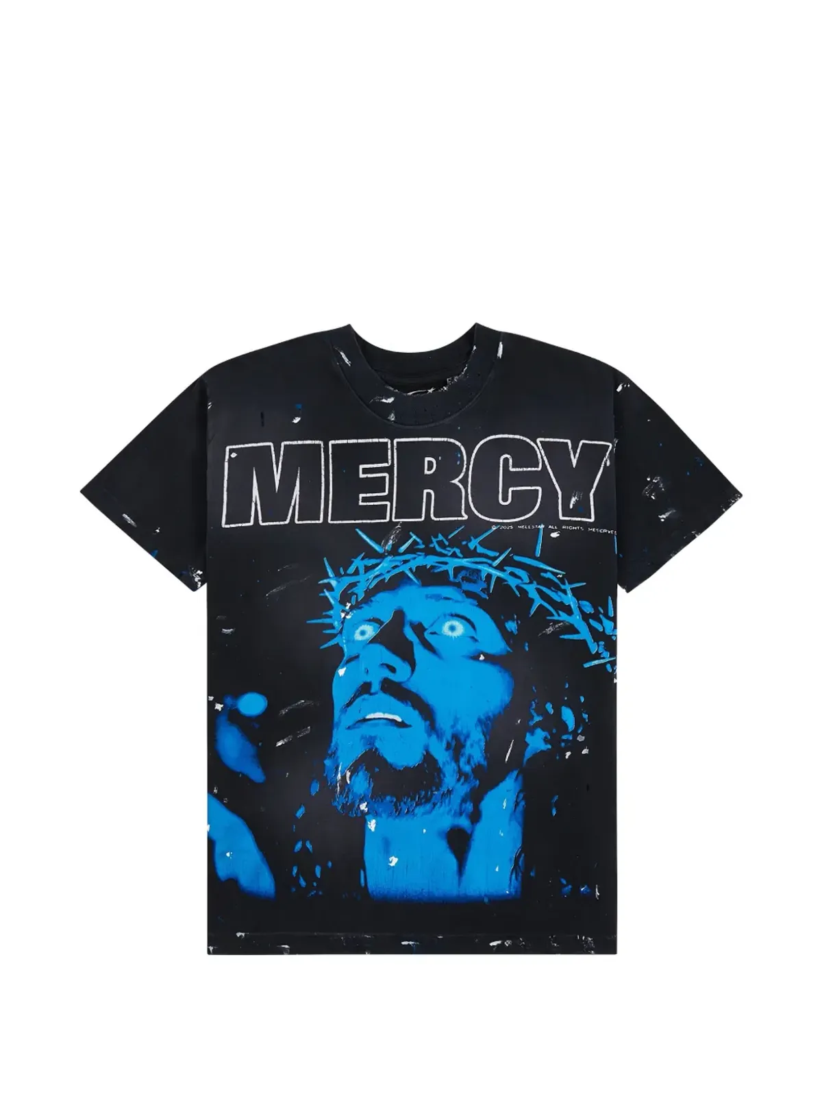 HELLSTAR マーシー グラフィック Tシャツ ブラック - 画像1