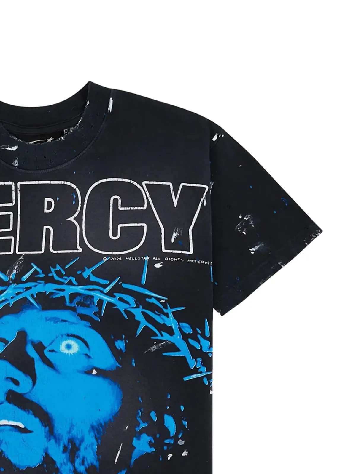HELLSTAR マーシー グラフィック Tシャツ ブラック - 画像2