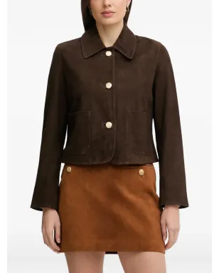 Pedro Del Hierro ボタン付きスエードジャケット - サムネイル3