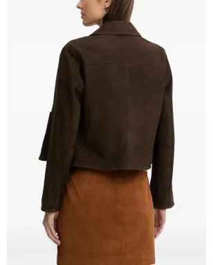Pedro Del Hierro ボタン付きスエードジャケット - サムネイル4