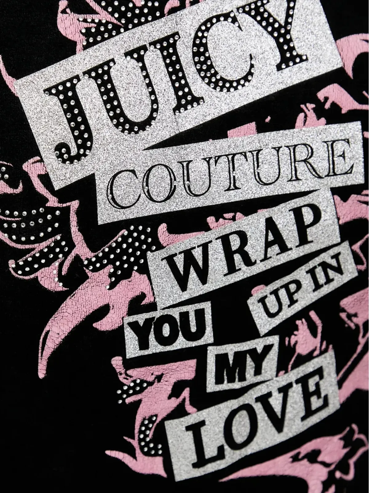 Juicy Couture Wrap You Up ジップアップフーディ - Black - 画像5