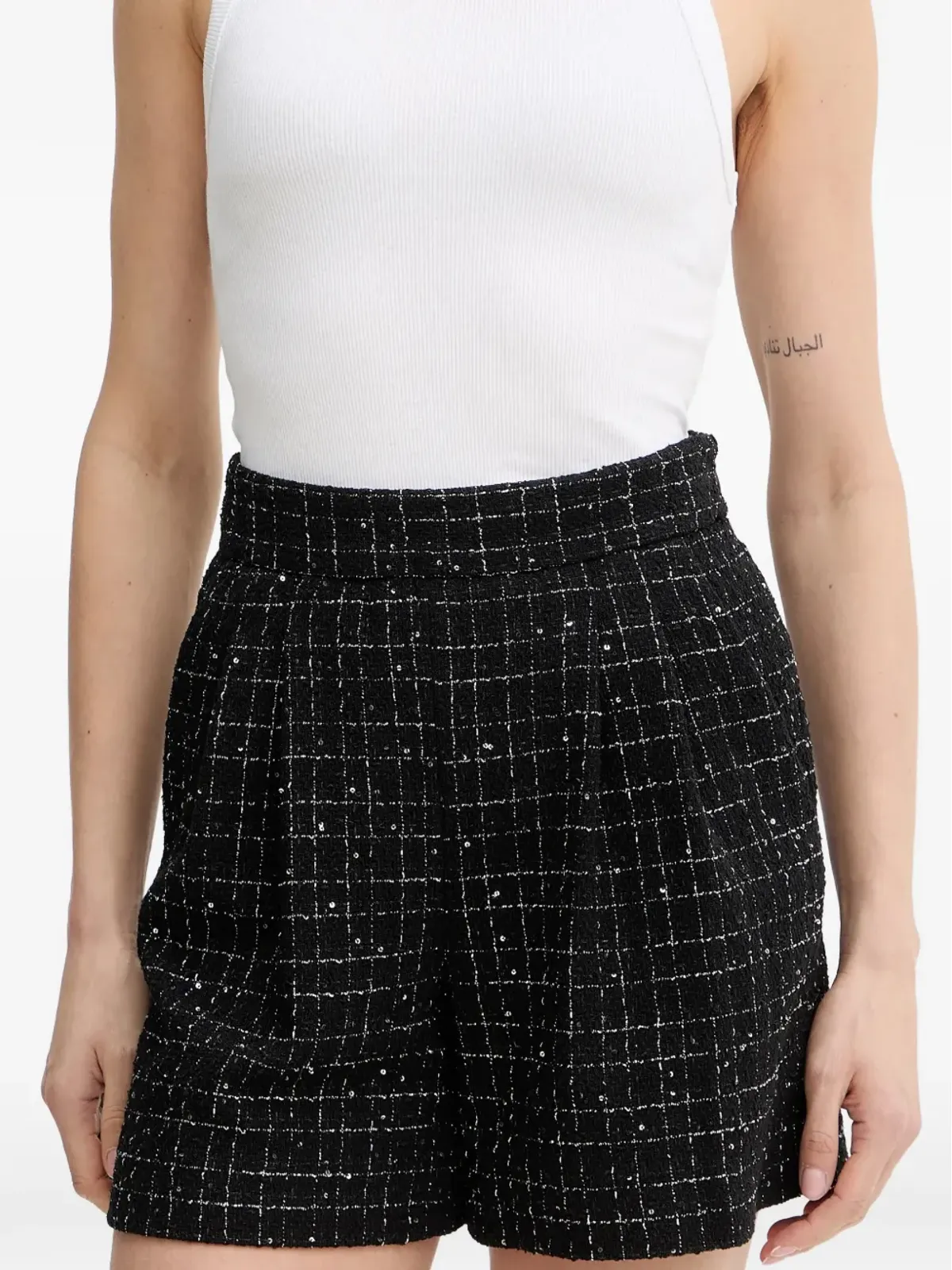 LUISA SPAGNOLI Atomica structured shorts - 画像2