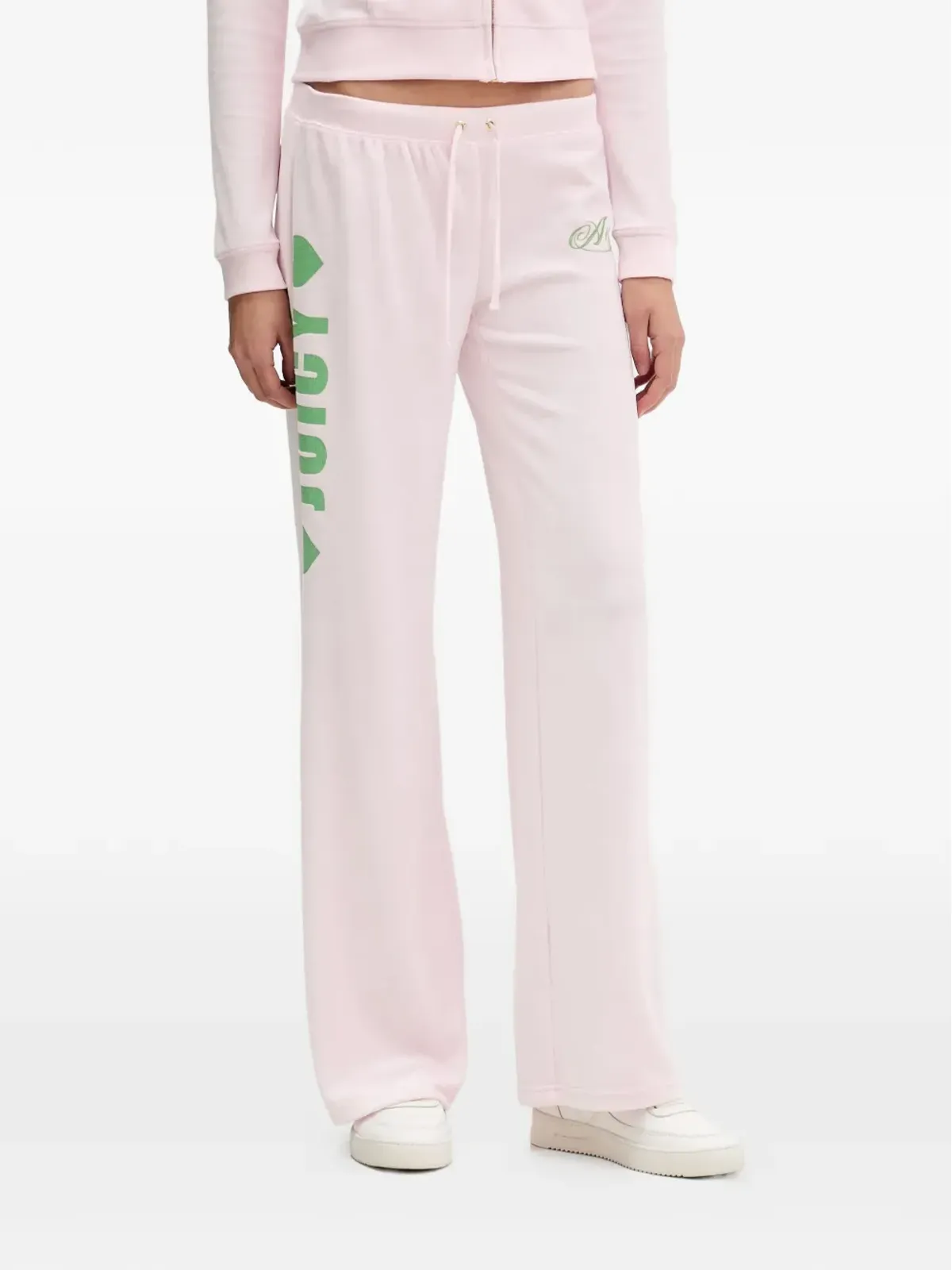 Juicy Couture ドローコードウエスト・後ろポケット付きトラックパンツ - 画像1