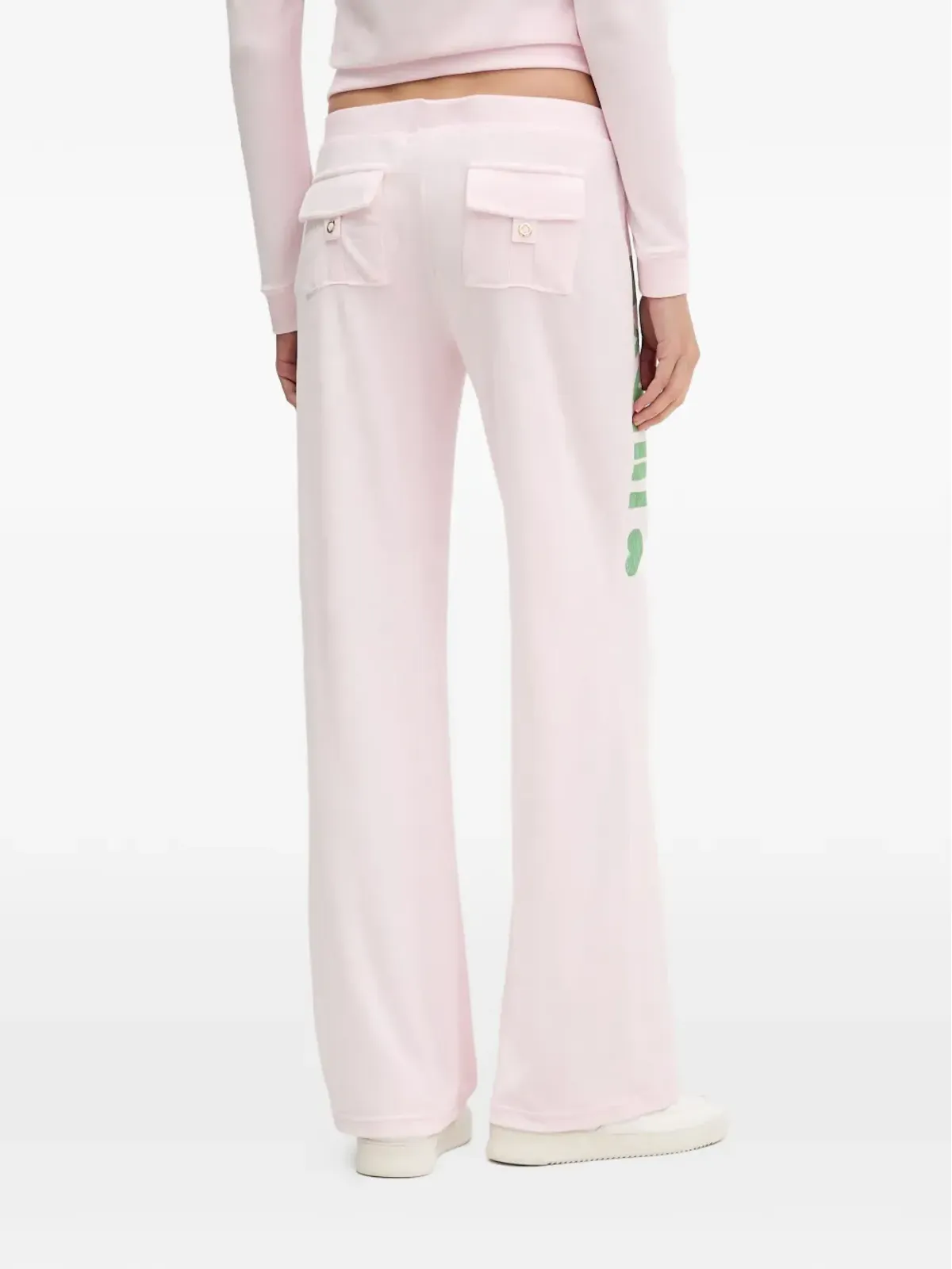 Juicy Couture ドローコードウエスト・後ろポケット付きトラックパンツ - 画像3