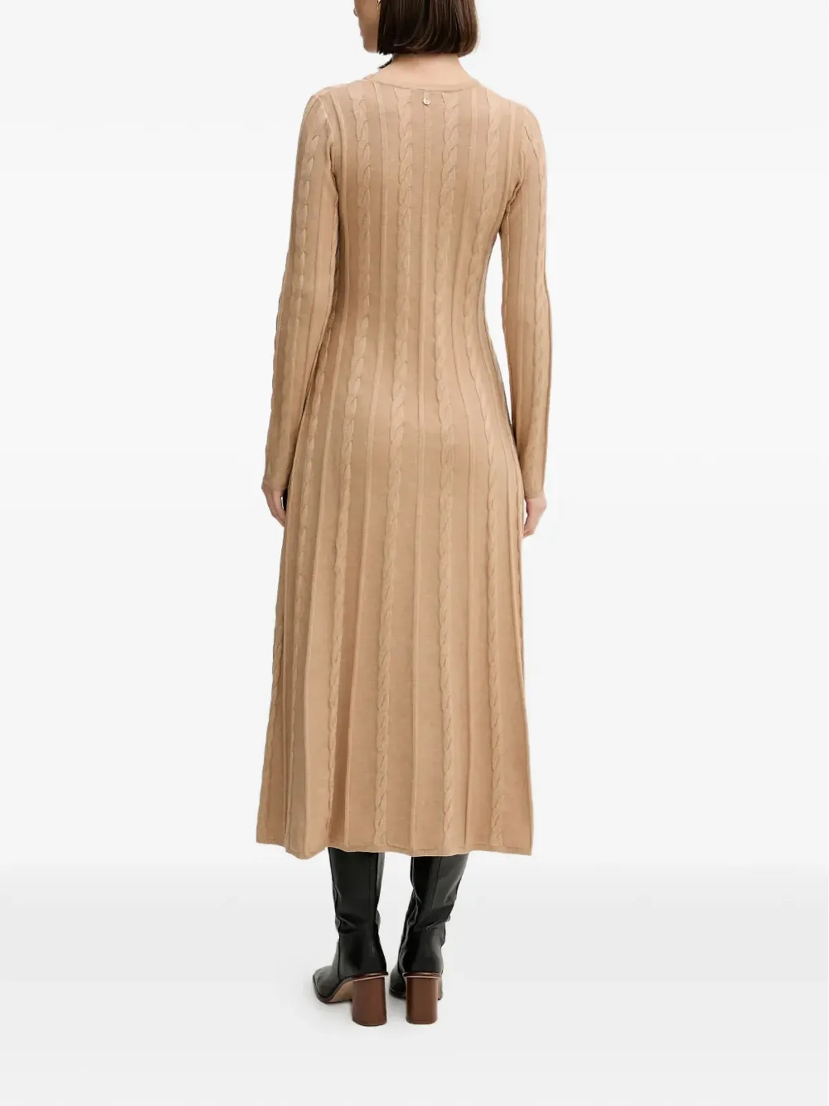 Pedro Del Hierro ケーブルニットのモドドレス - 画像3