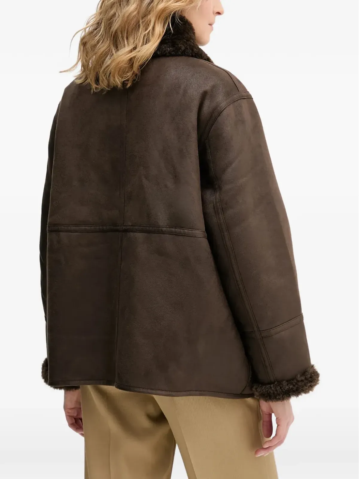Pedro Del Hierro ボタン付きダブルブレストコート - 画像3
