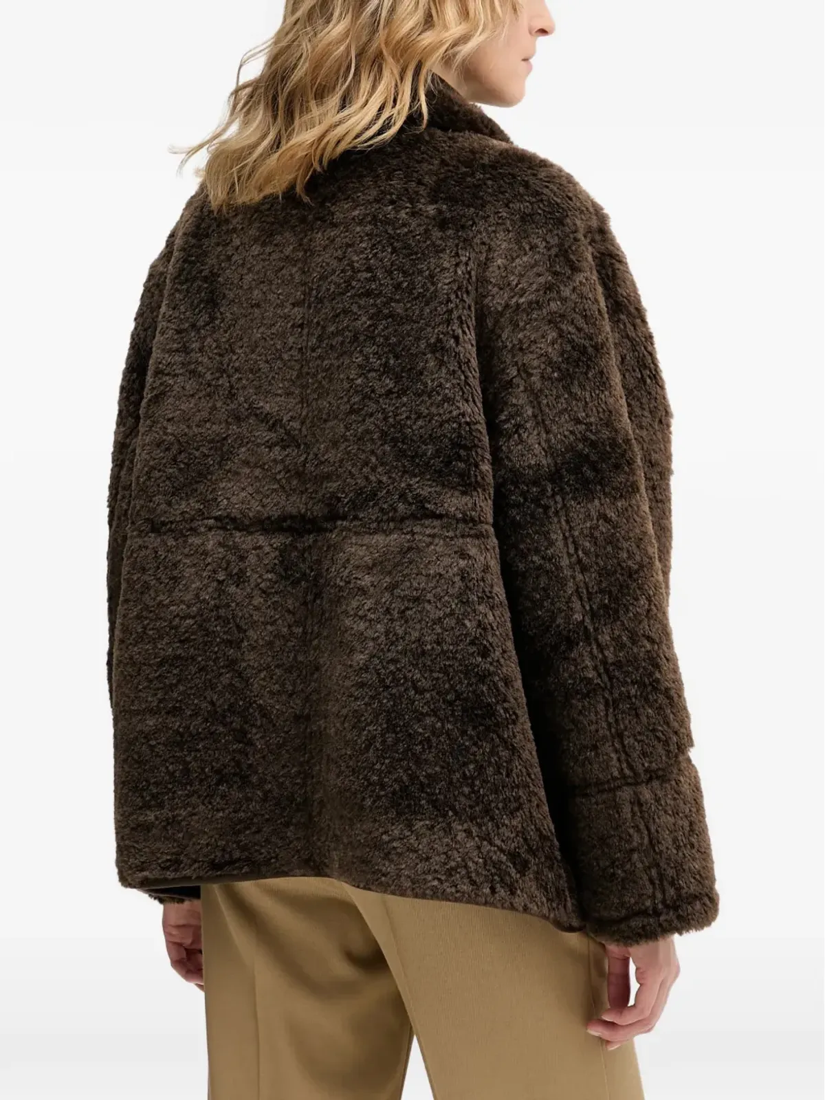 Pedro Del Hierro ボタン付きダブルブレストコート - 画像4