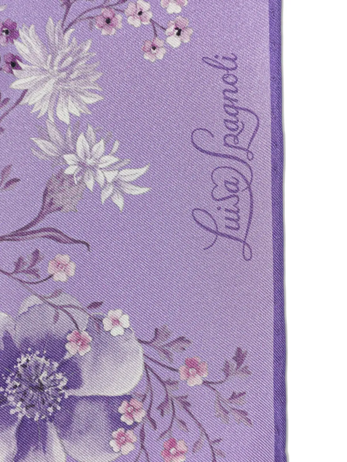 LUISA SPAGNOLI Risoluto silk foulard - Purple - 画像2