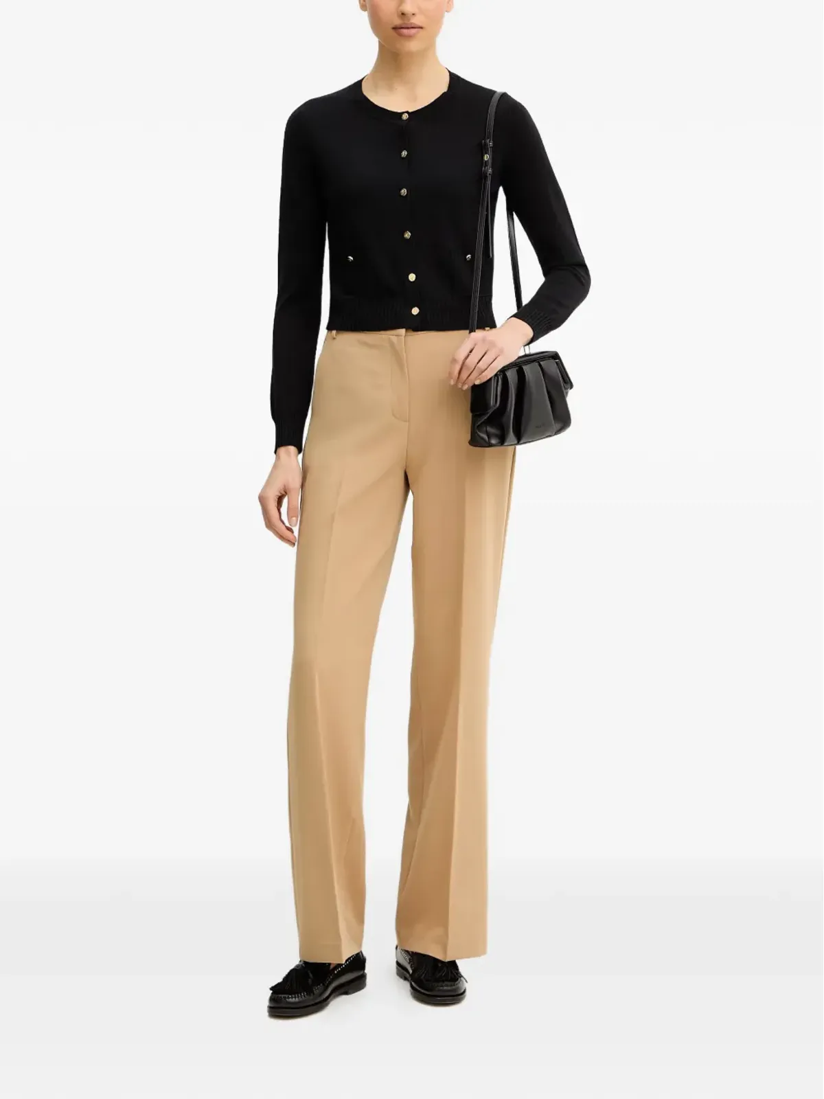 LUISA SPAGNOLI Merletti cropped cardigan - Black - 画像2