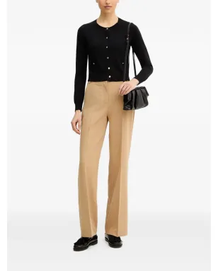 LUISA SPAGNOLI Merletti cropped cardigan - Black - サムネイル2