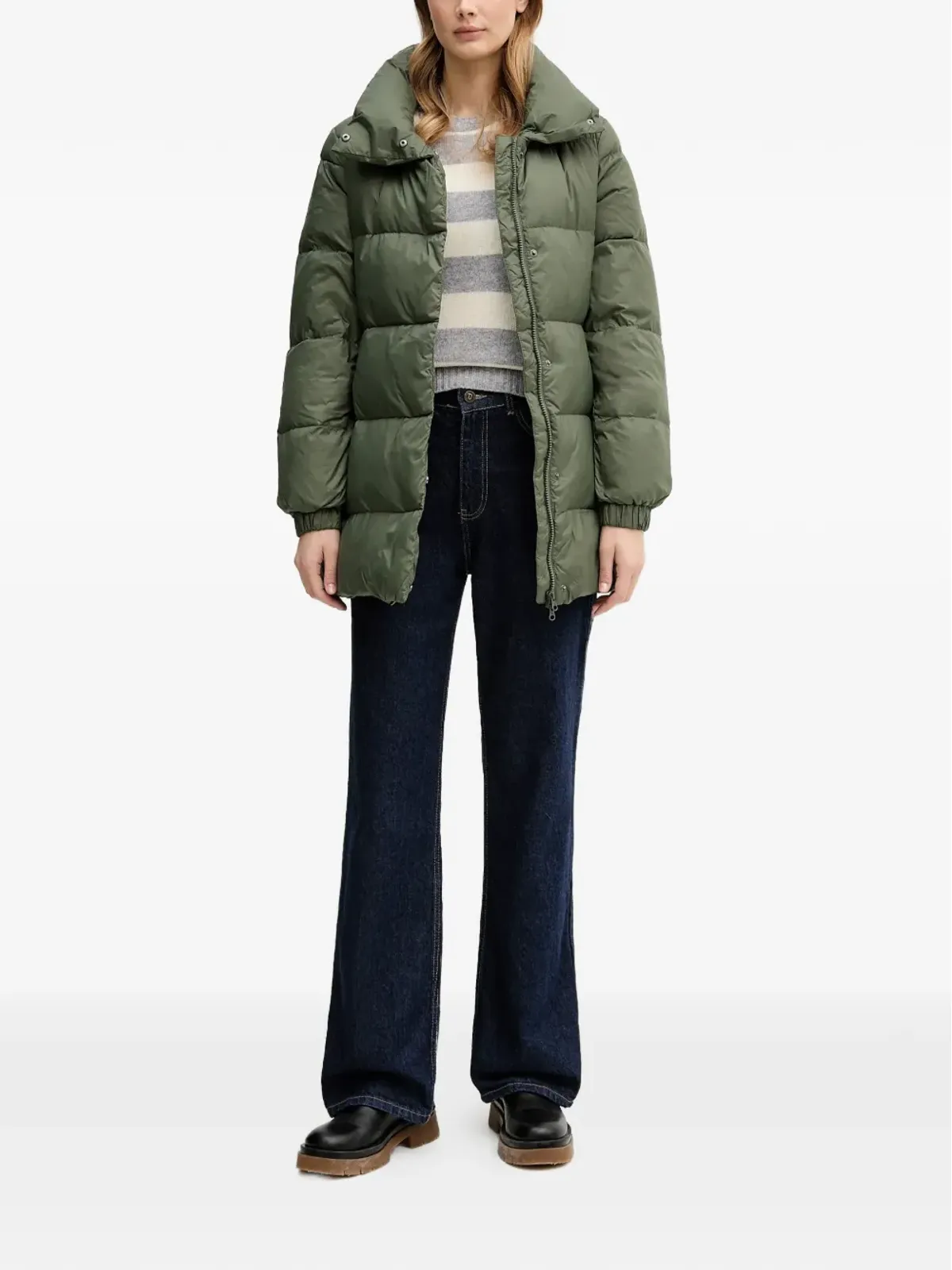 Benetton パッド入りハイネックジャケット - 画像2