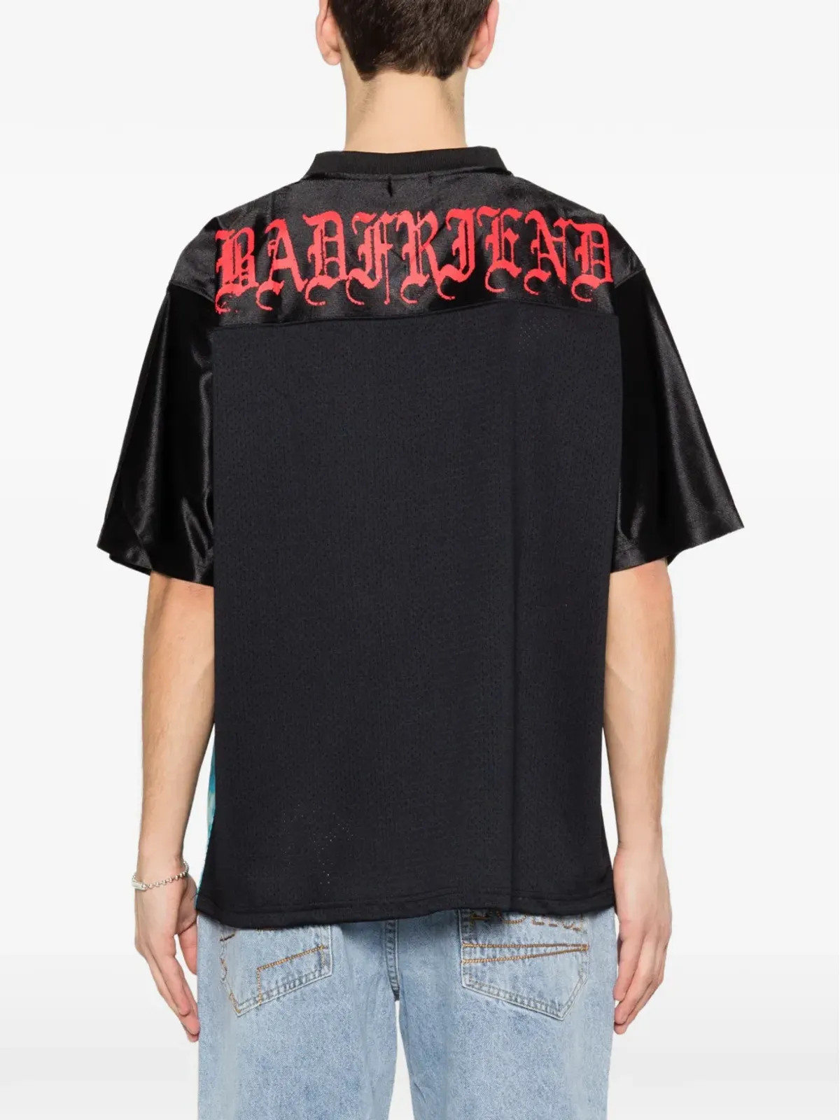 BADFRIEND プリントVネックTシャツ - 画像4
