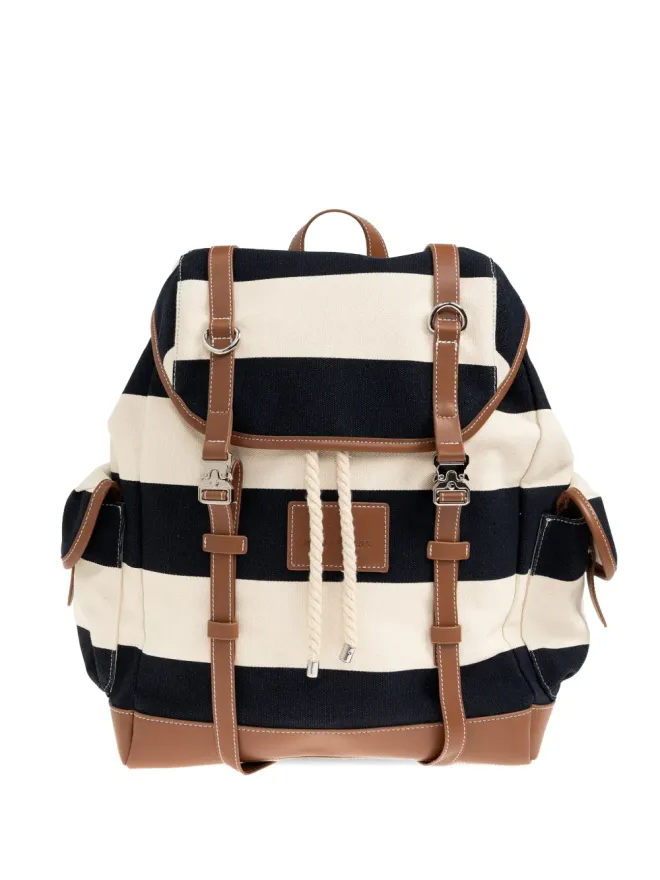 Paul & Shark Paul & Shark ストライプ柄ドローストリングバックパックの商品画像