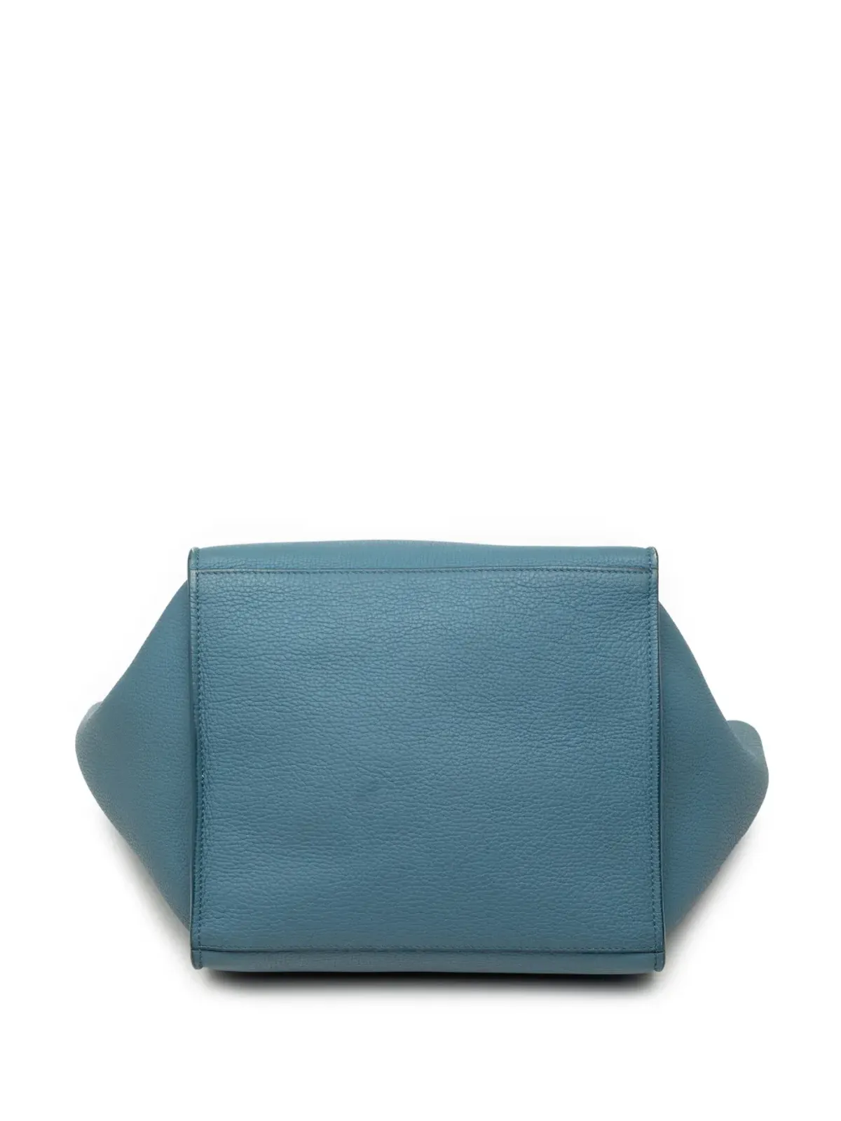 Celine Pre-Owned 2019 小粒グレインカーフスキン サッチェルバッグ - ブルー - 画像4