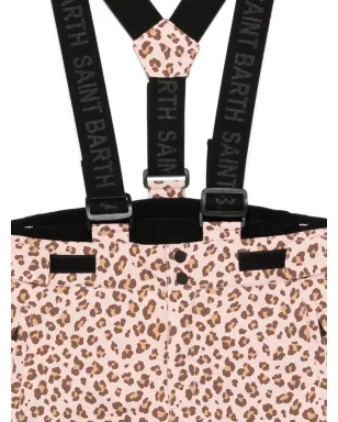MC2 Saint Barth Kids Sarenne leopard-print trousers - Pink - サムネイル3