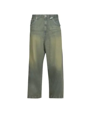 Maison MIHARA YASUHIRO エラスティック付きワイドレッグジーンズ - サムネイル1