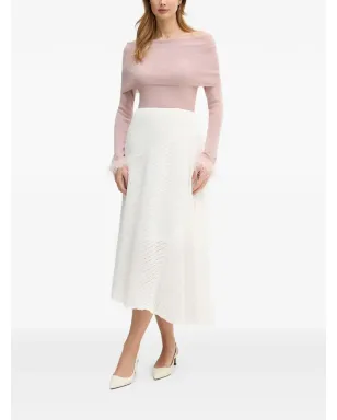 Pedro Del Hierro オフショルダー・フェザーカフスセーター - サムネイル2