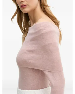 Pedro Del Hierro オフショルダー・フェザーカフスセーター - サムネイル4