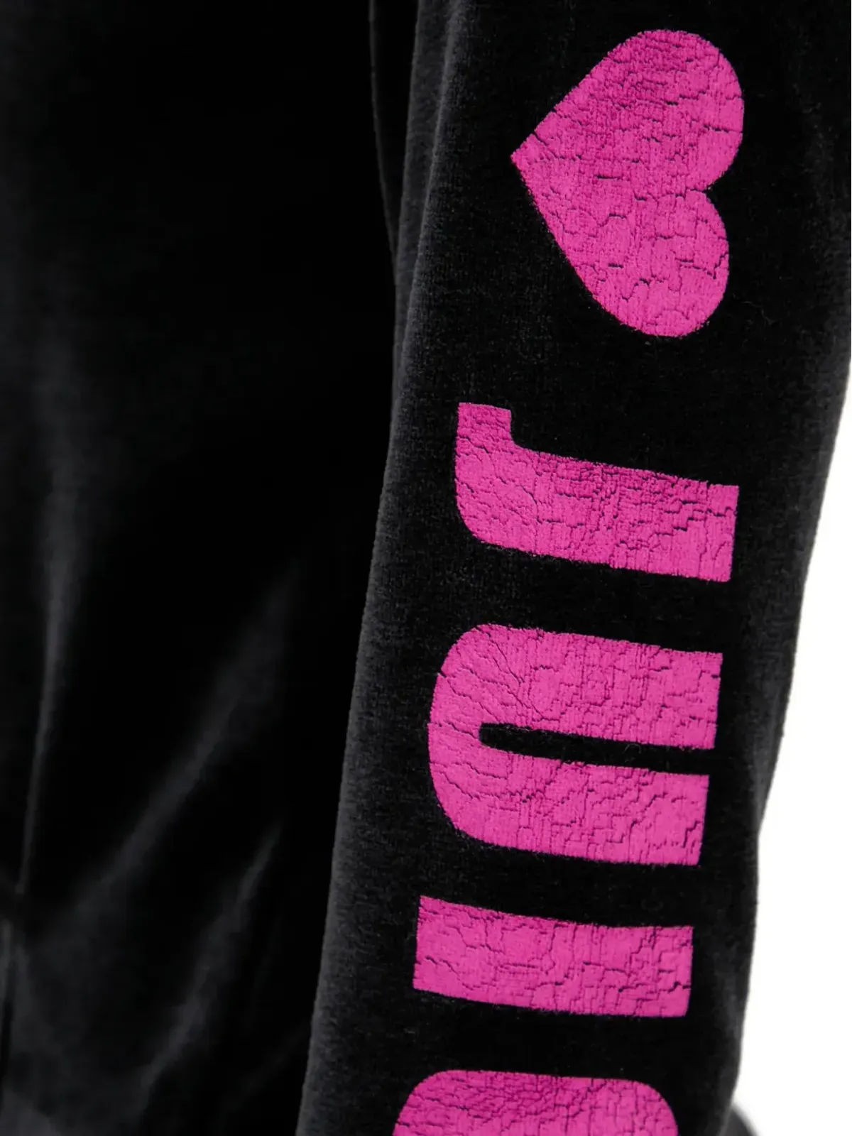 Juicy Couture ベルベット ジップアップ スウェットシャツ - 画像5