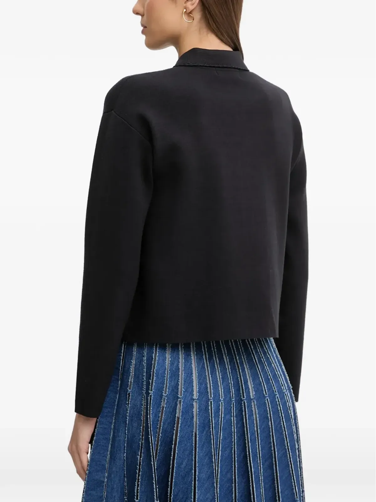 Pedro Del Hierro ポケットボタン付きクロップドジャケット - 画像3