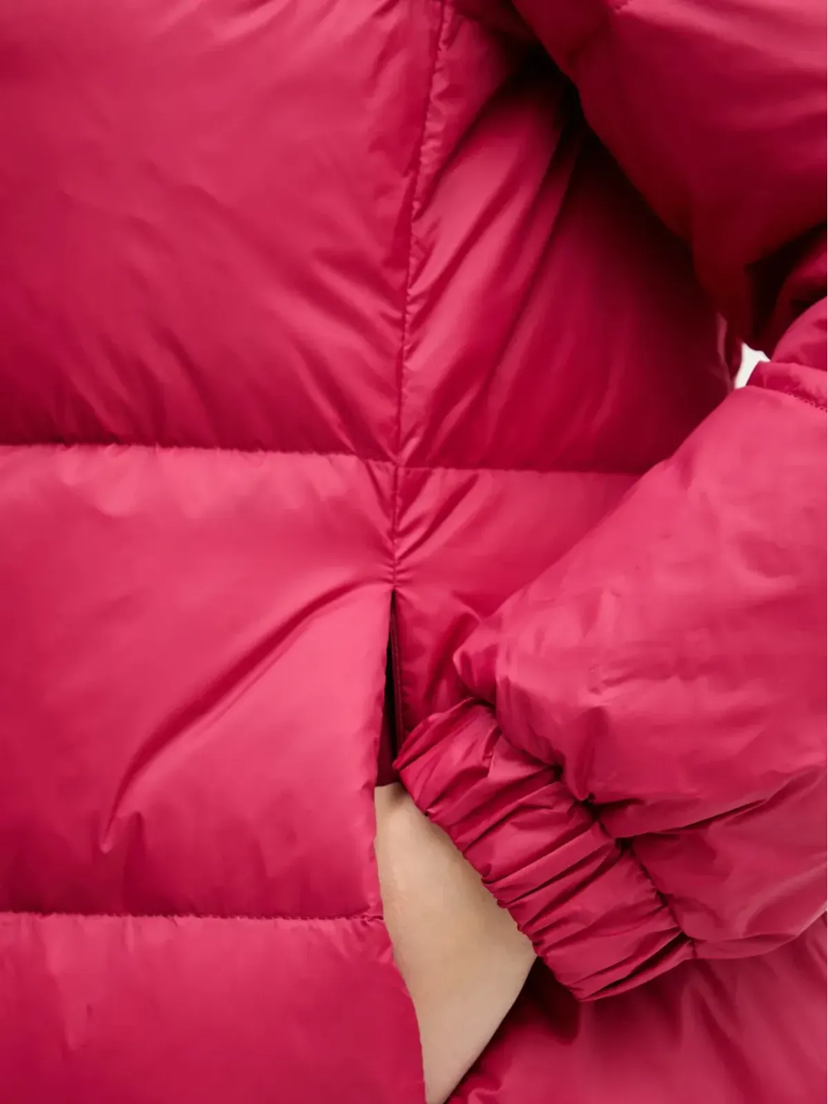Benetton キルテッド・ファネルネック ジャケット - 画像5